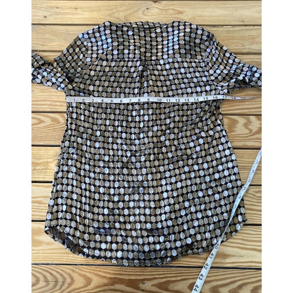 Chicos Patterned Button Up Shirt Size 0 Women’s G… - image 7